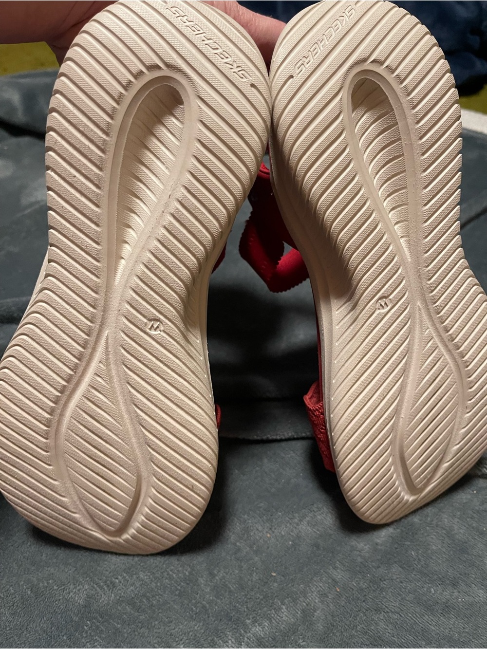 Skechers Ultra Flex 3.0 Feelin Pretty Slip-ins Sandals Women's 9 RED - Picture 6 of 7